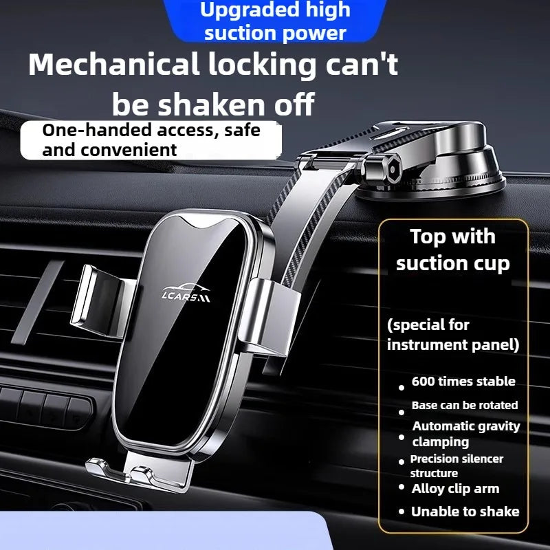 Car Phone Holder 360° Adjustable Car Phone Mount,Cell Phone Holders for Your Car for Dashboard Vent,All Smartphones & Car Models