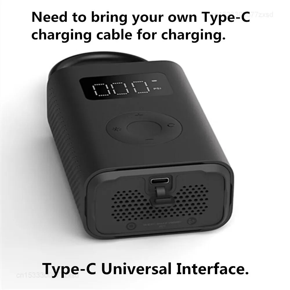 Mijia Mini Portable Air Pump 2 Mijia Electric Air Compressor Inflator Treasure Multitool for Cars, Motorcycles, Bicycles Balls